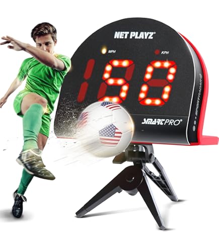 Amazon.com : NET-PLAYZ Soccer Gifts Speed Radar - Measure